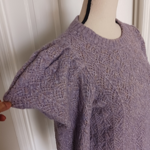 Veronica Beard Nova Puff Sleeves Alpaca and Merino Wool Blend Sweater - Picture 7 of 13